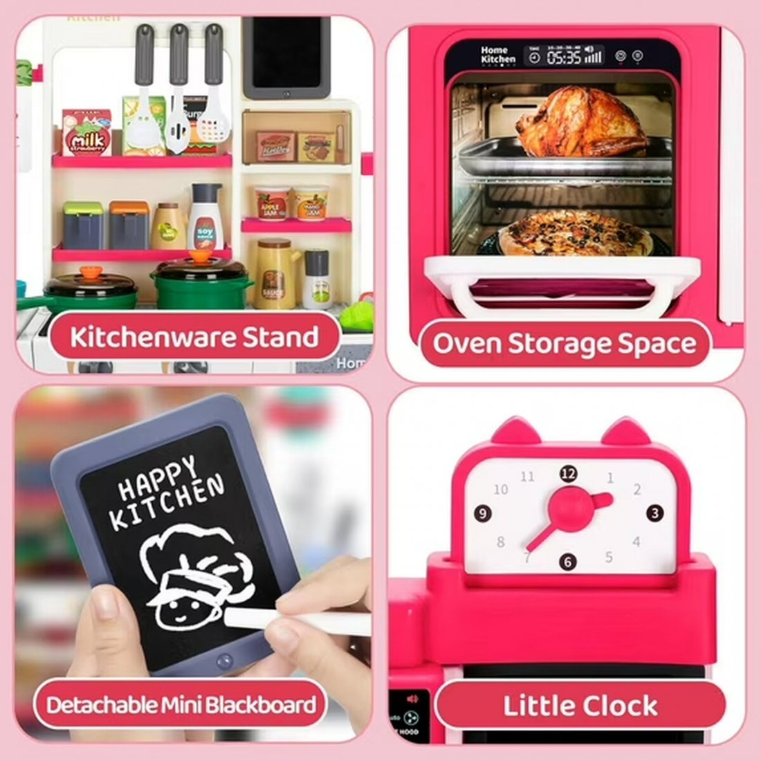 Cocina Infantil Mundo Toys Luz Sonido 63 Pzs
