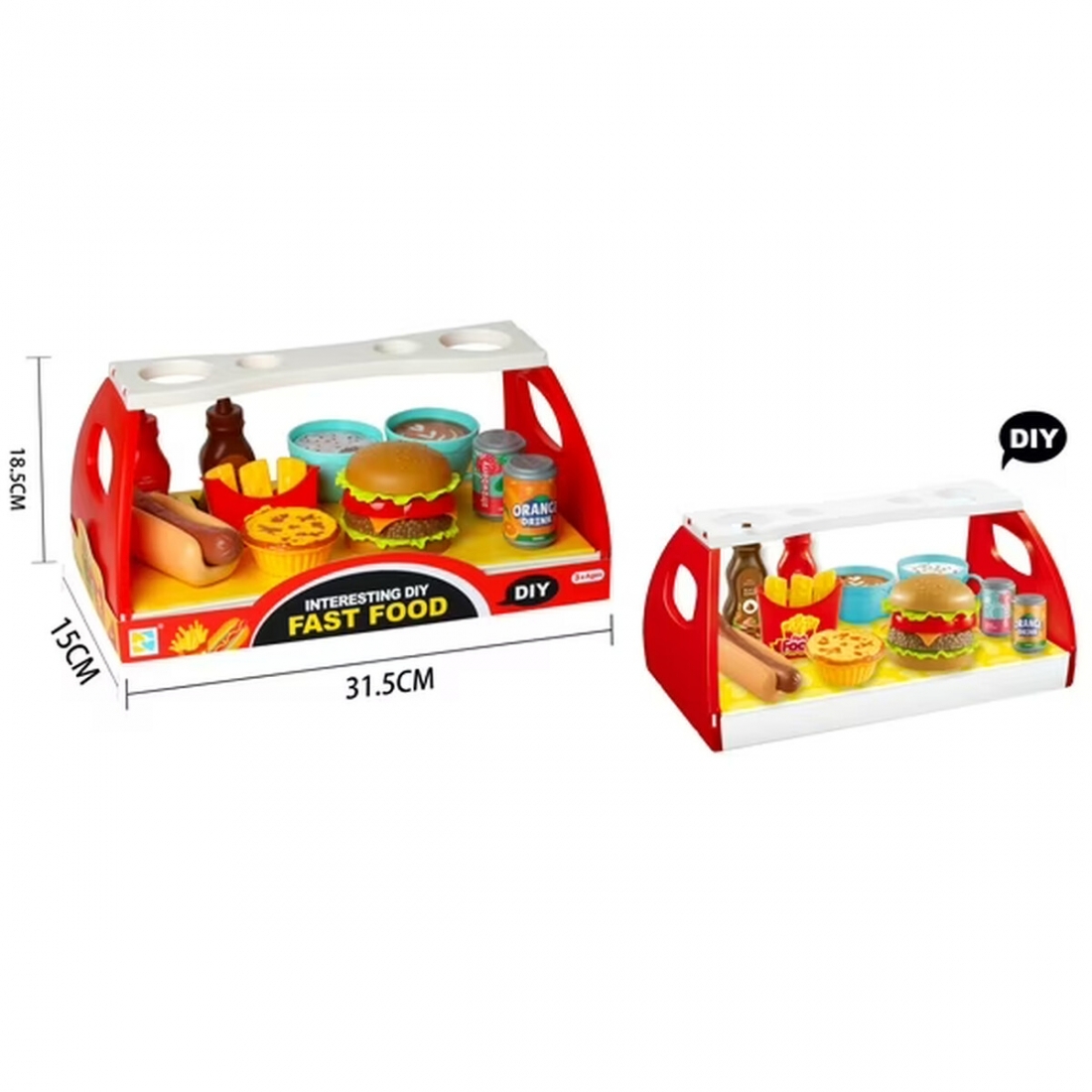 Set Hamburguesa Hot Dog Y Papas Mundo Toys