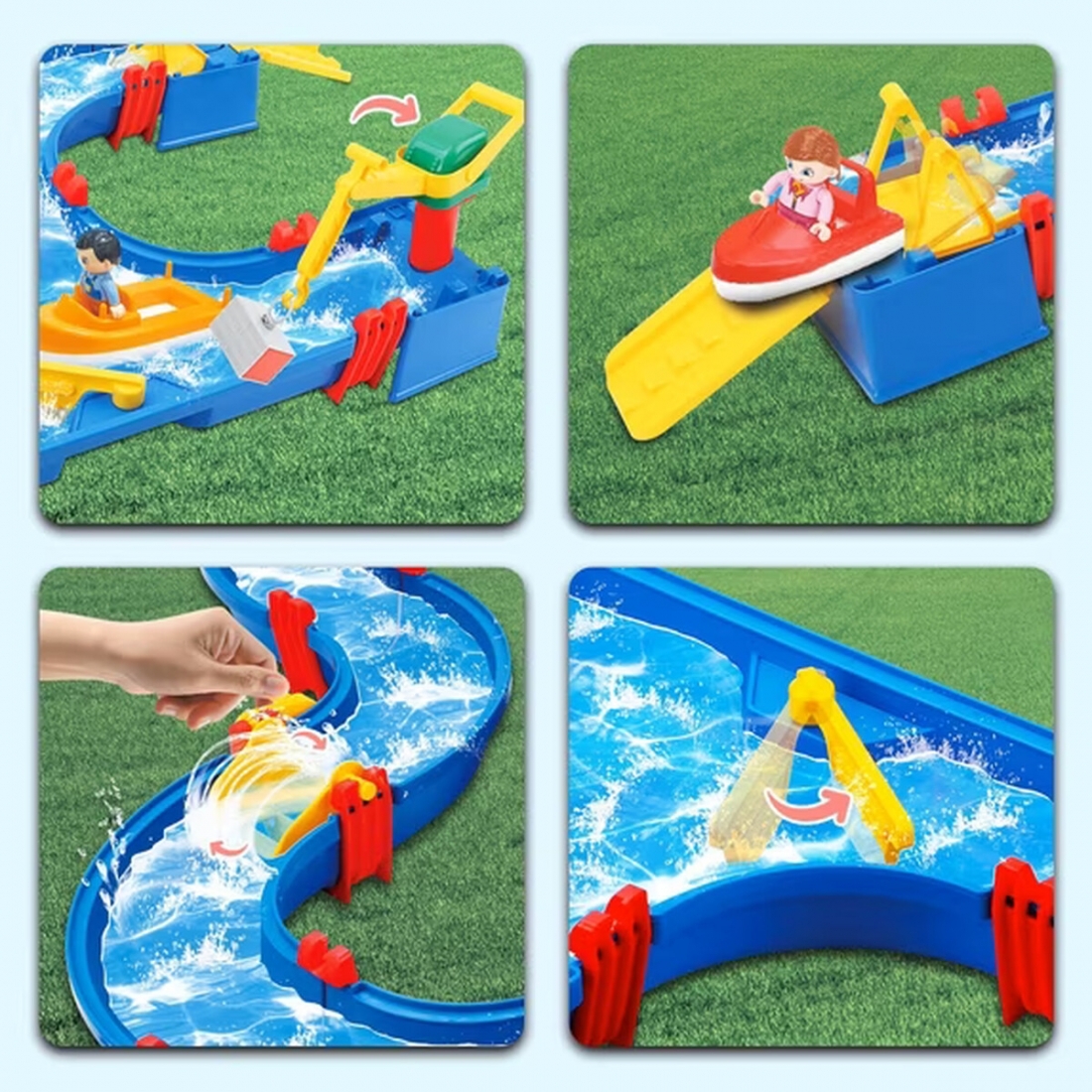 39 Pcs Water Table Building Blocks Toy Set for Kids Aged 3+ - Durable 