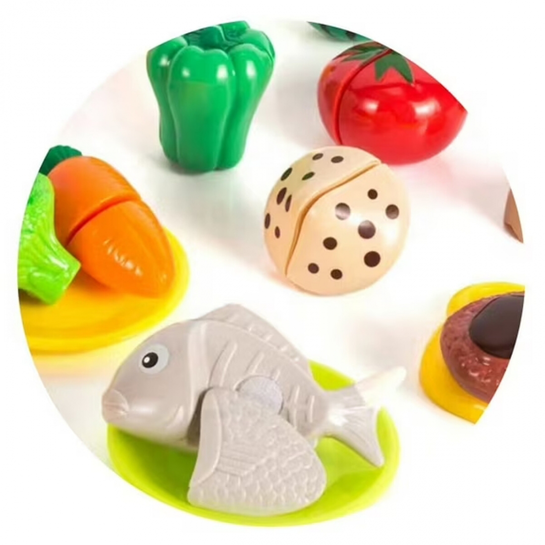 Set Comida Cortable Mundo Toys 25 Pzs 