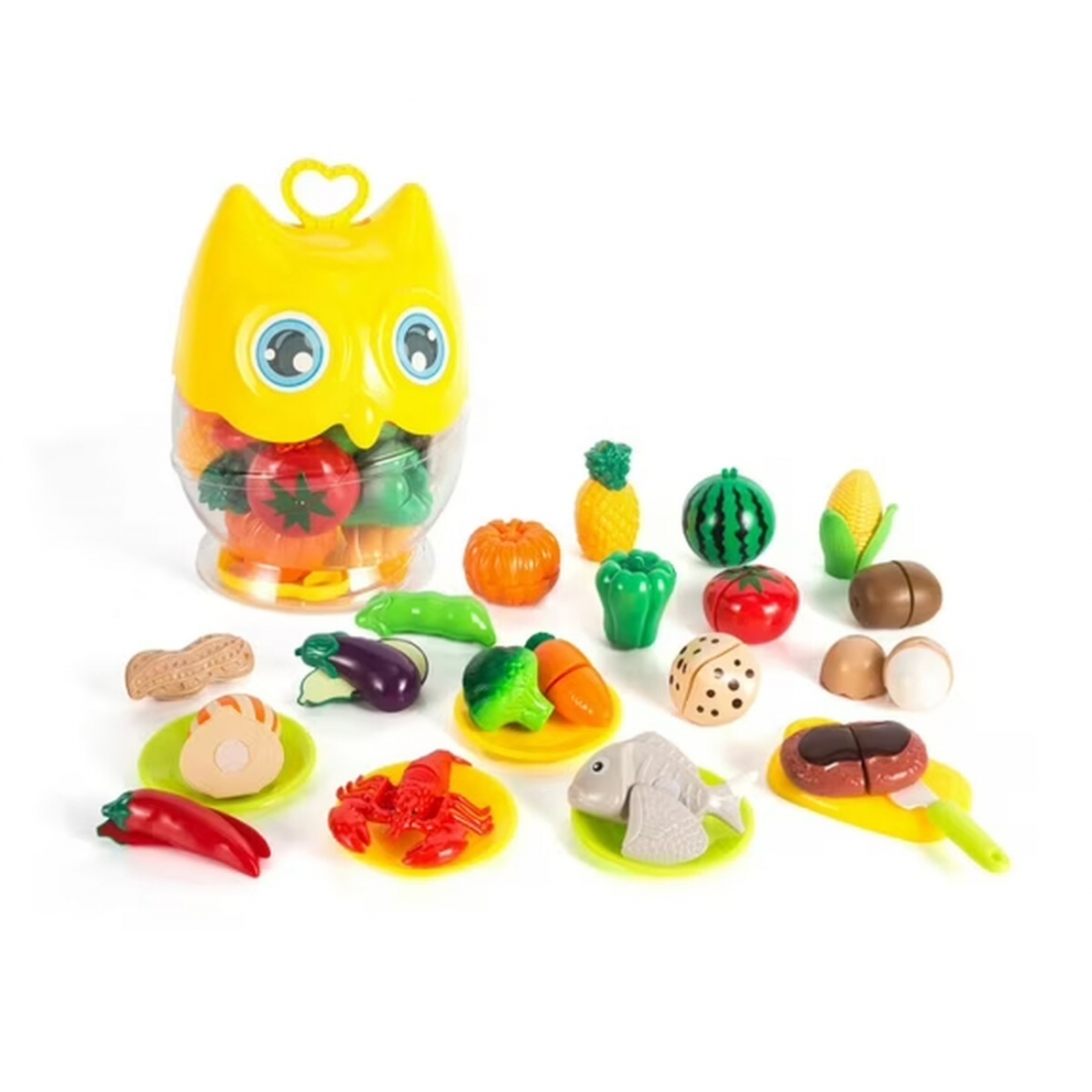 Set Comida Cortable Mundo Toys 25 Pzs 