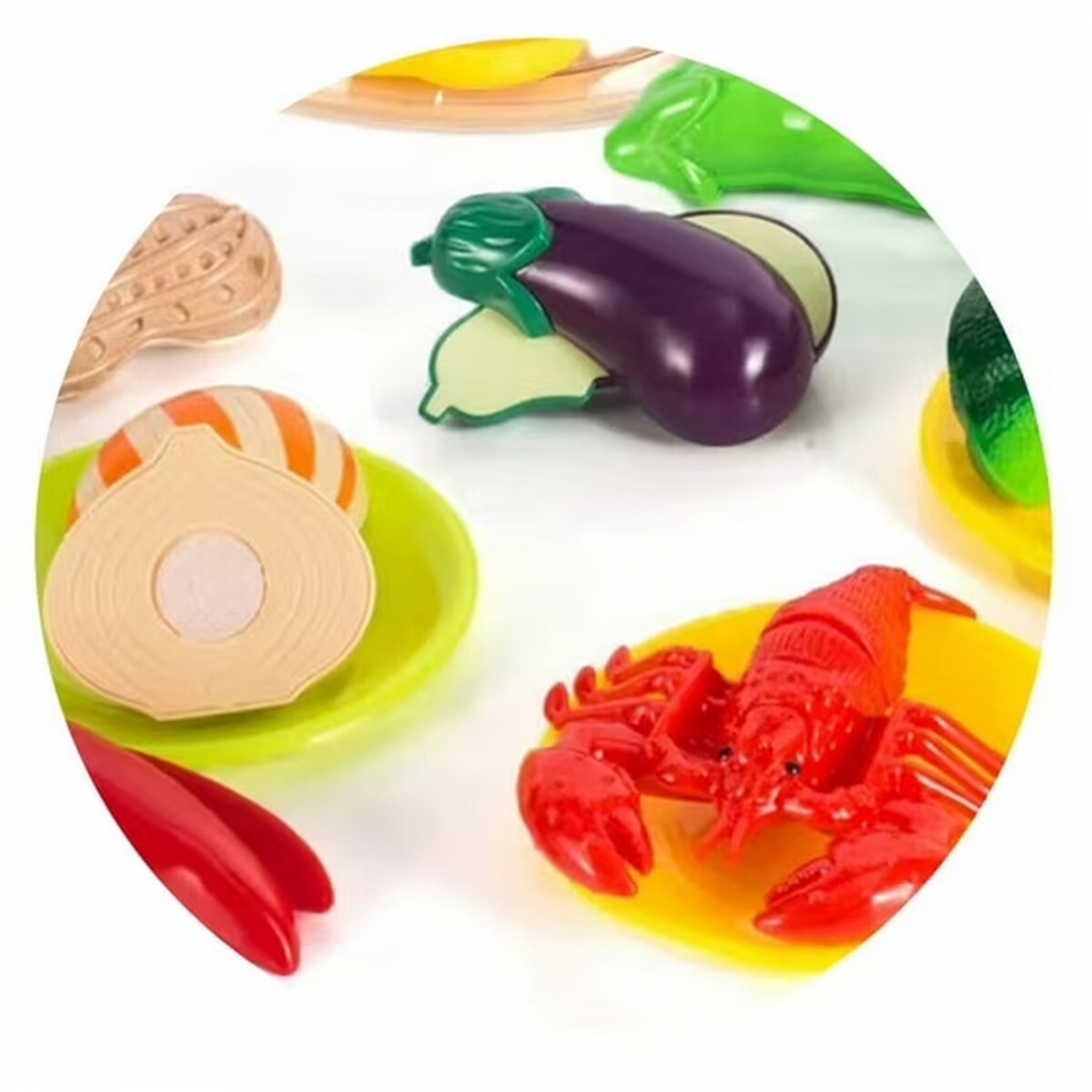 Set Comida Cortable Mundo Toys 25 Pzs 