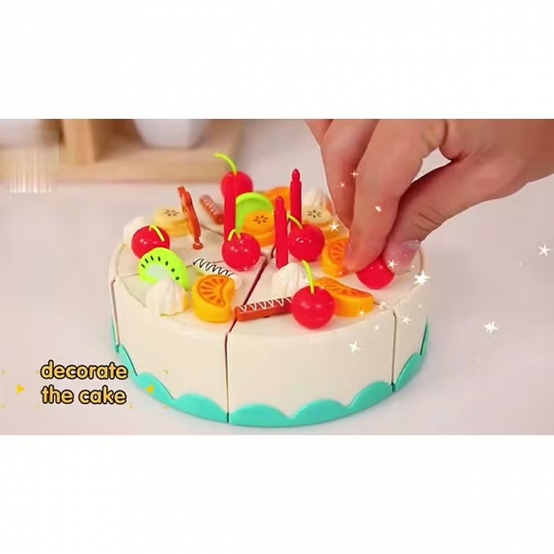 85pcs Tea Party Set Birthday Cake Pretend Play