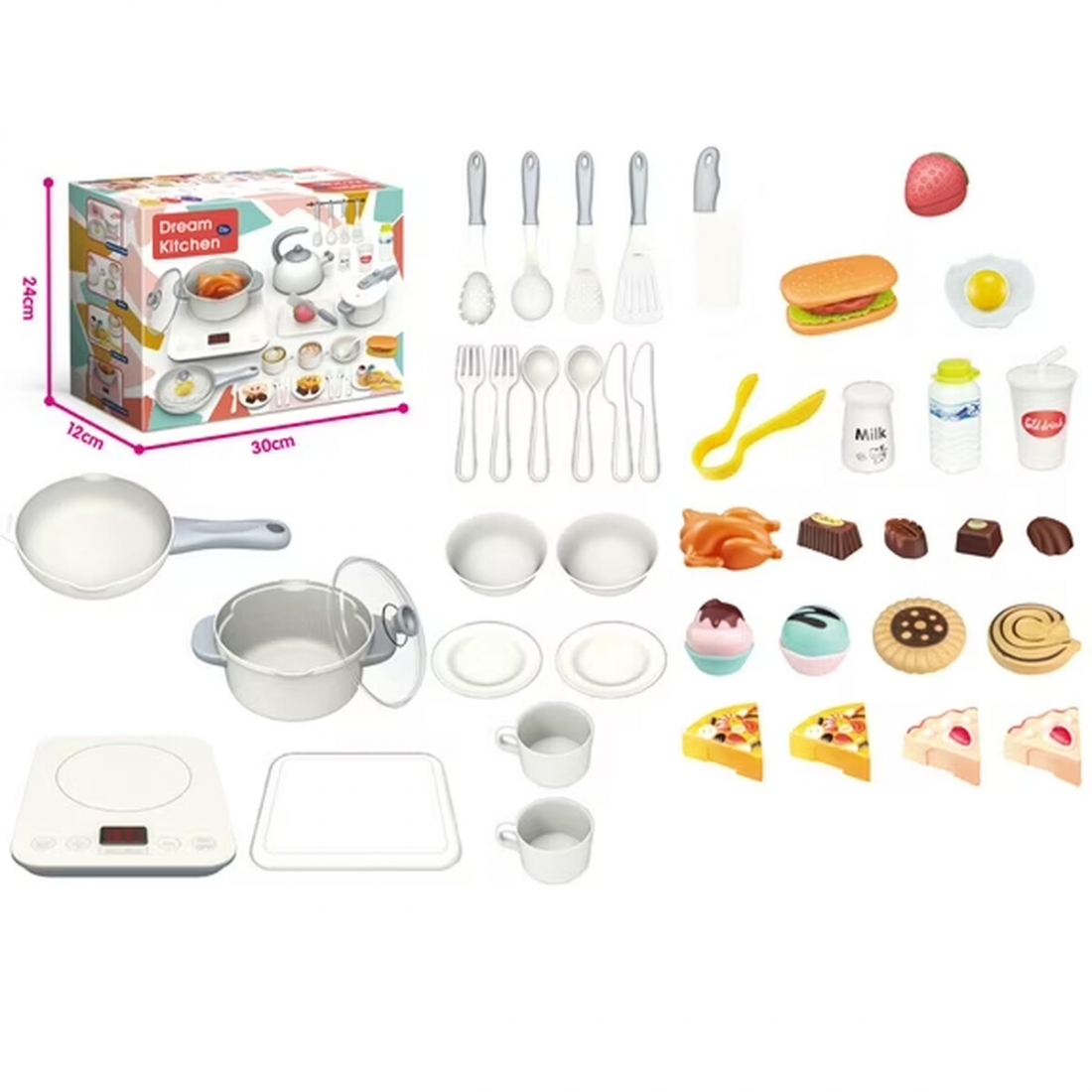 Cocina Infantil Valessati 45 Piezas Interactiva