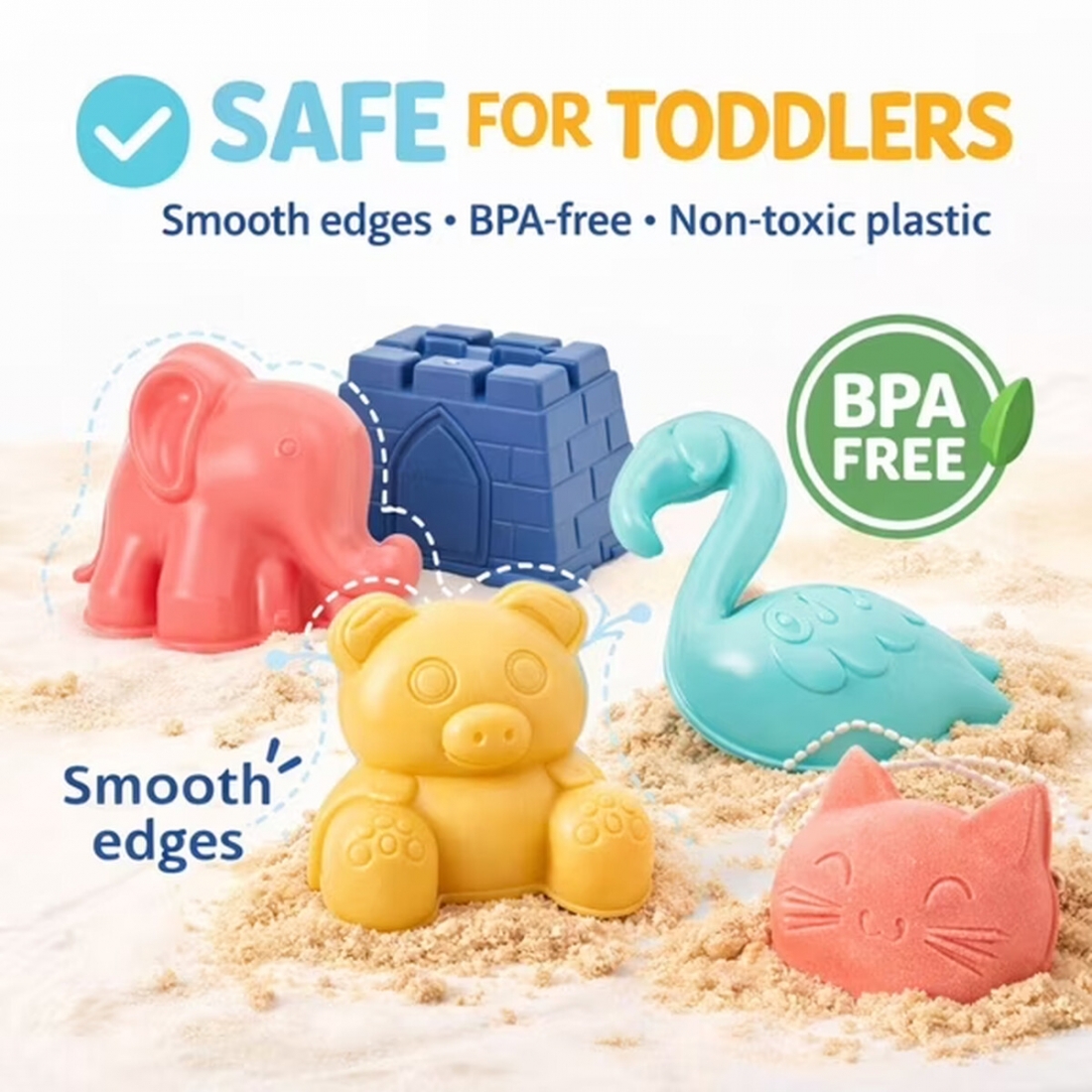 Set Playa Suave Mundo Toys 21 Piezas Infantil