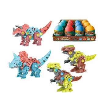 Huevos Dinosaurio Para Armar Mundo Toys 12 Pzas