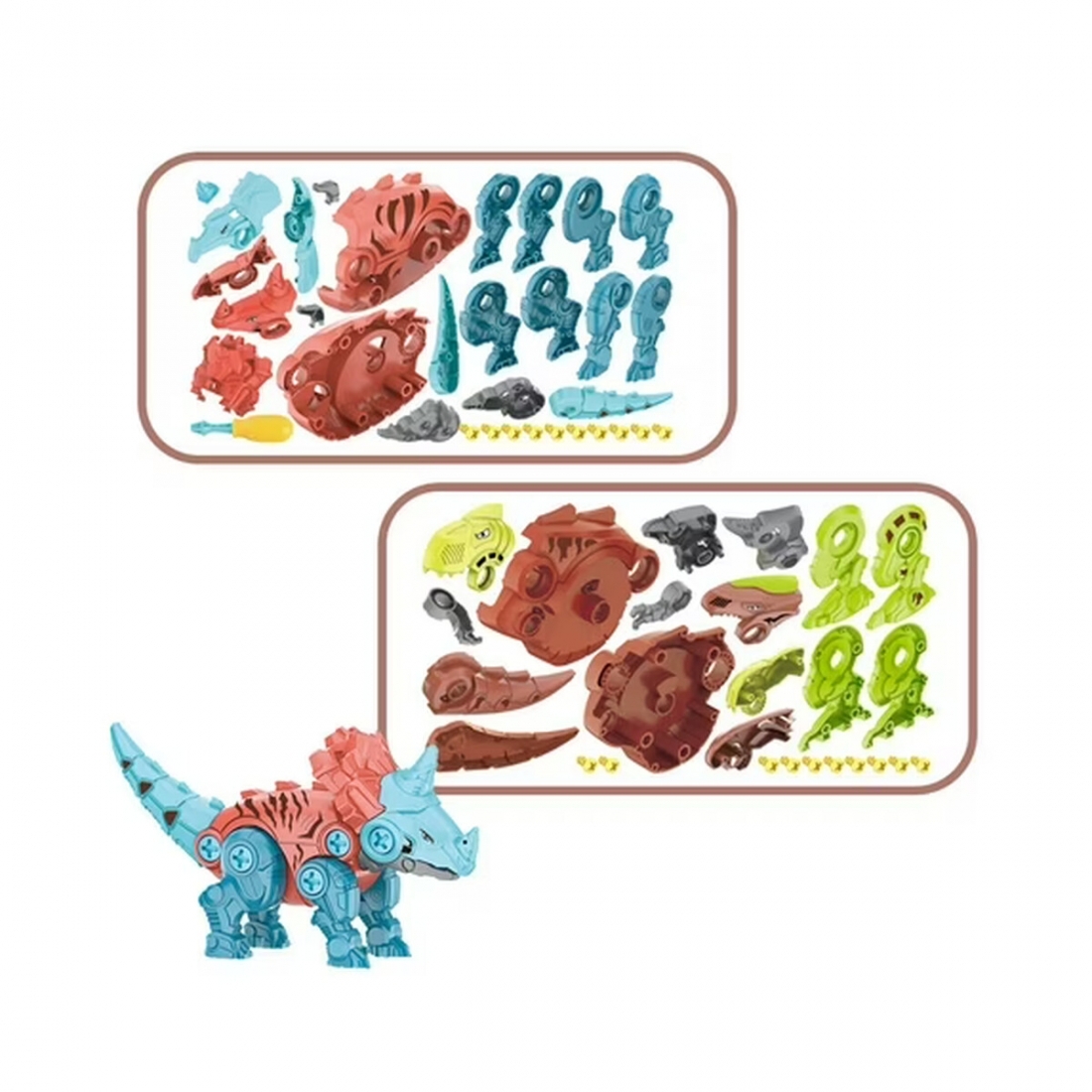 Huevos Dinosaurio Para Armar Mundo Toys 12 Pzas