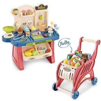 Mini Tienda De Postres Mundo Toys Con Carrito