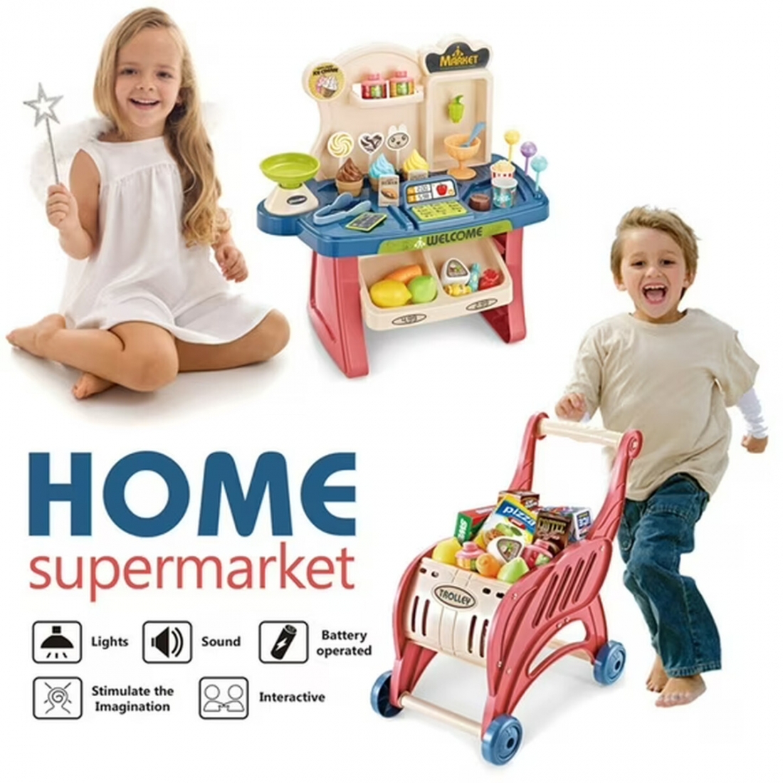 Mini Tienda De Postres Mundo Toys Con Carrito