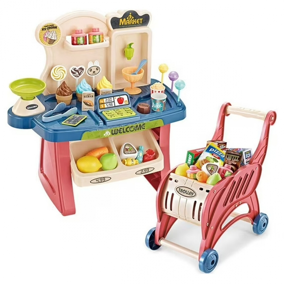Mini Tienda De Postres Mundo Toys Con Carrito