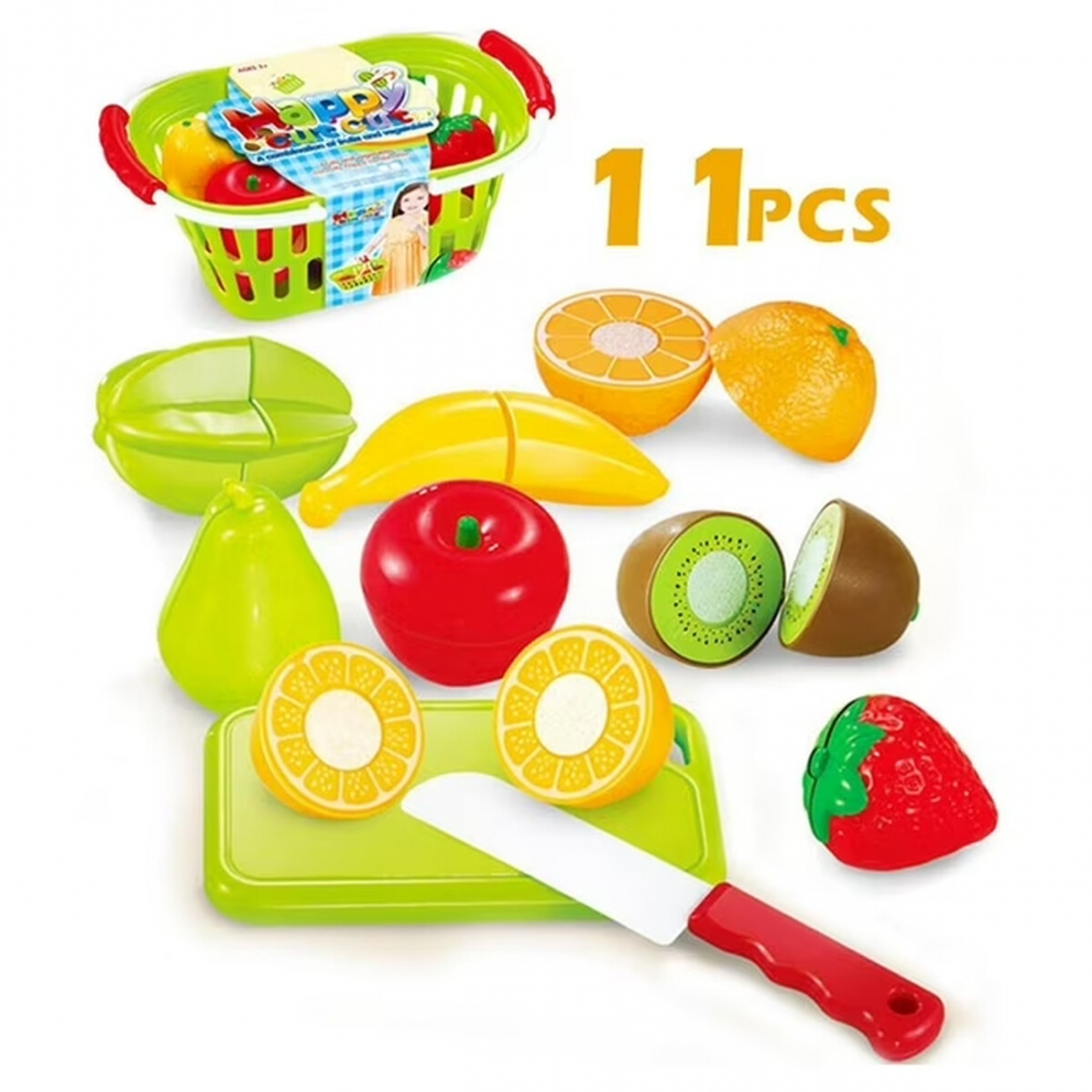 Set Frutas Y Verduras De Juguete Mundo Toys 11pz
