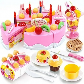 Torta De Cumplea�os Juguete Mundo Toys 75 Pzas