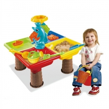 Mesa De Agua Y Arena Infantil 25 Piezas Delf�n