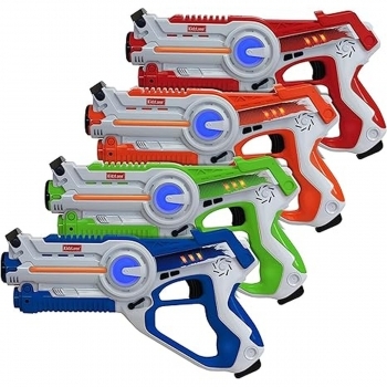 Pistolas Laser Tag Kidzlane Set 4 Infrarrojas