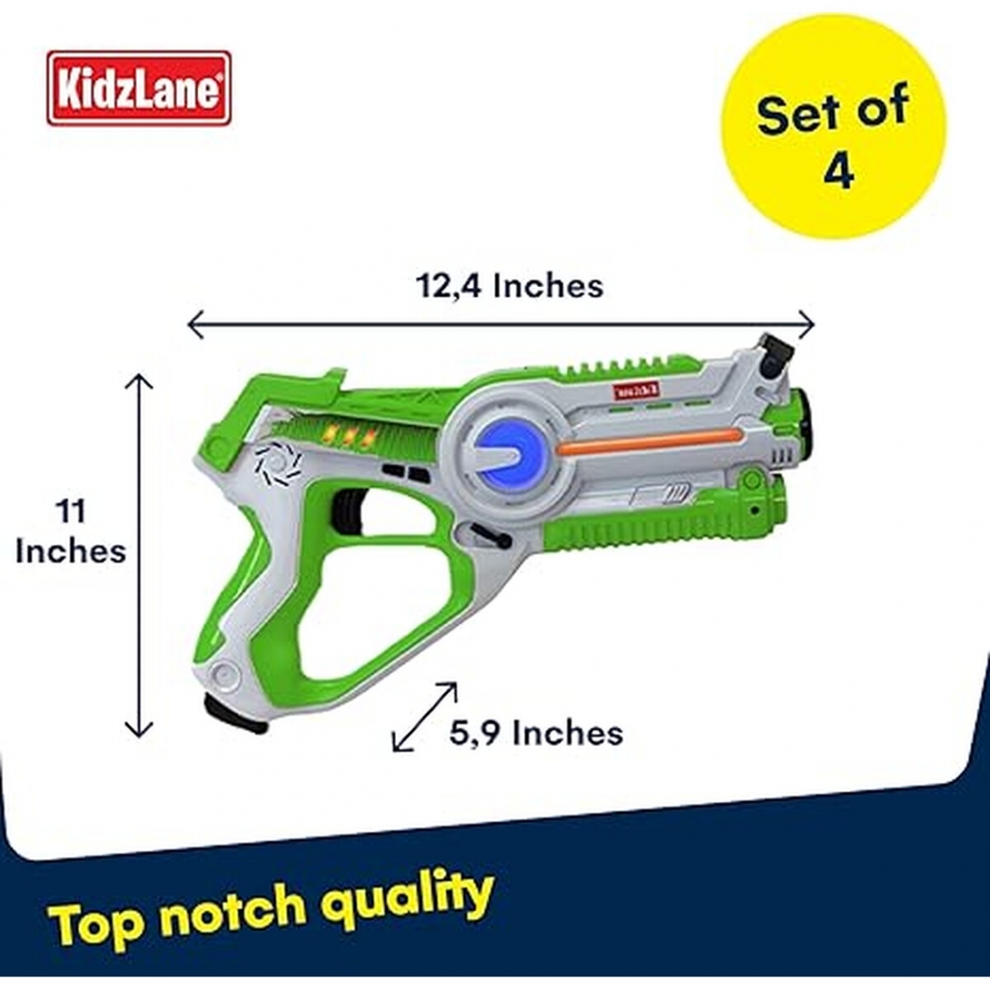 Pistolas Laser Tag Kidzlane Set 4 Infrarrojas