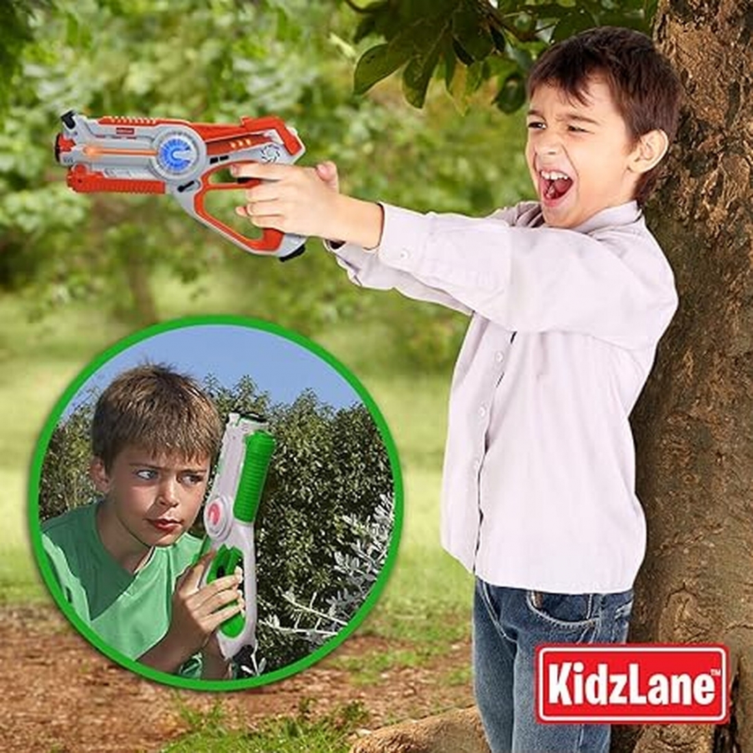 Pistolas Laser Tag Kidzlane Set 4 Infrarrojas