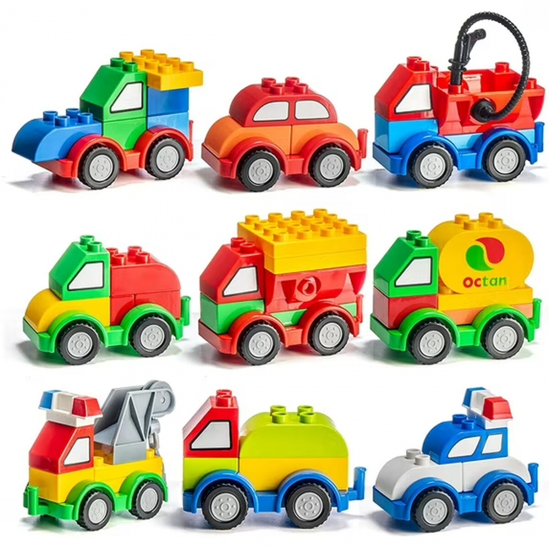 car set- Build Your Own Toy Cars Set Building Blocks Building Bricks-6