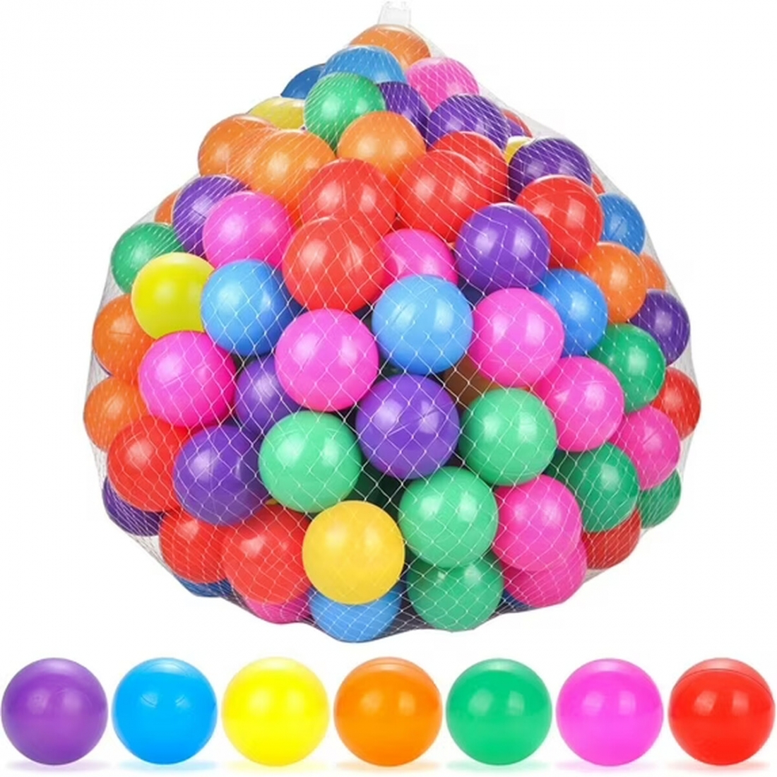 Click N Play Pack of 50 Phthalate Free BPA Free Crush Proof Plastic Ba