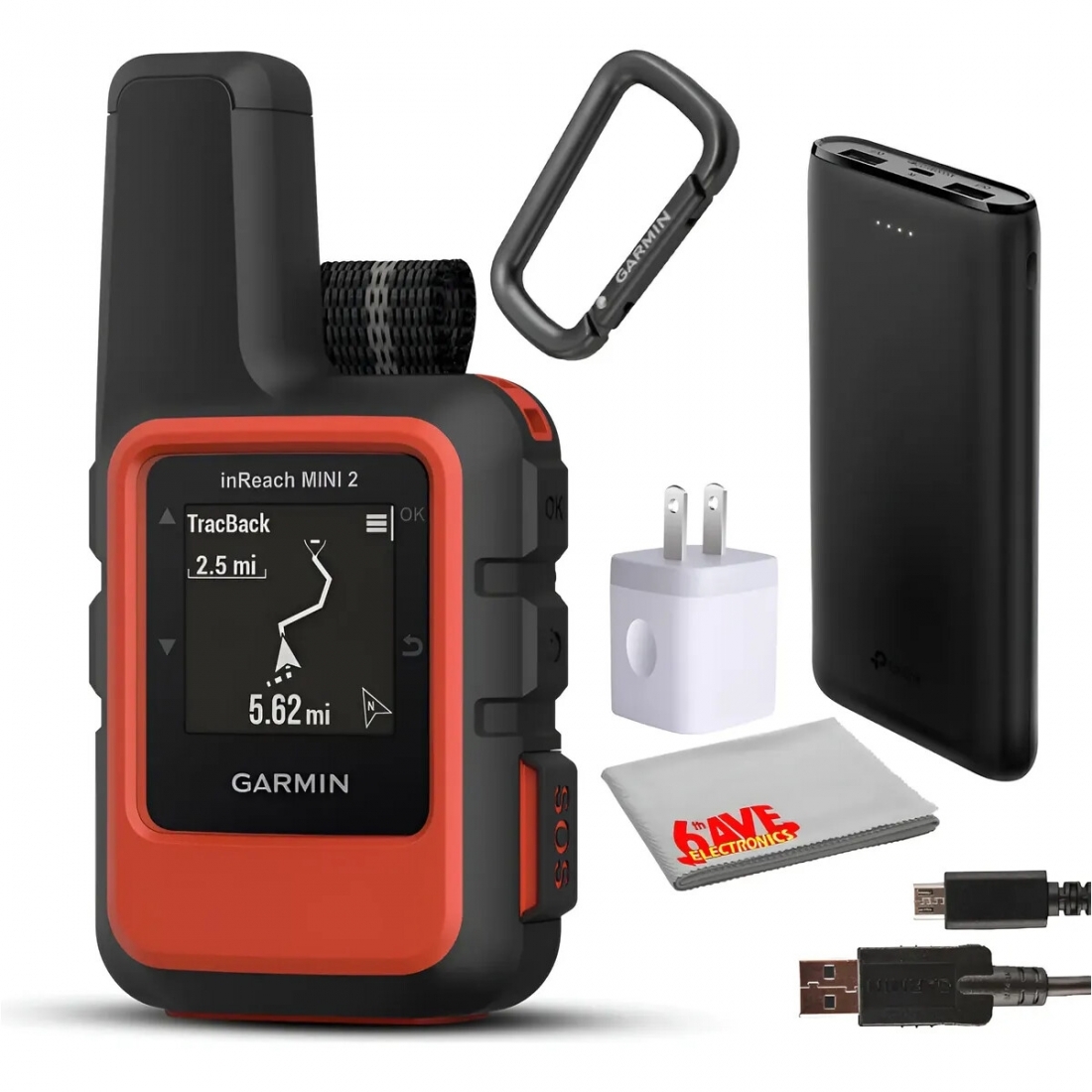 Garmin inReach Mini 2, Lightweight and Compact Satellite Communicator,
