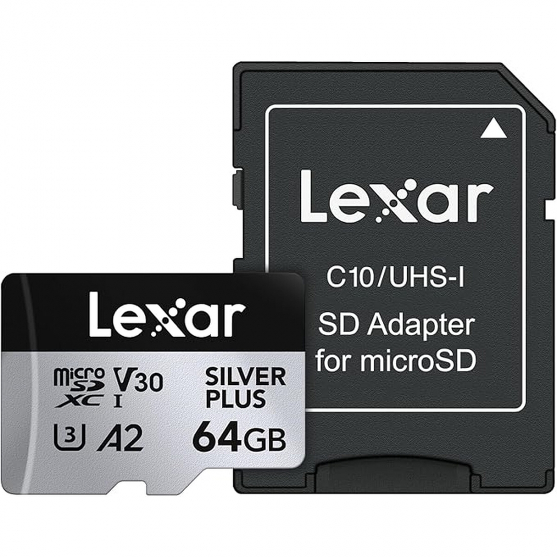 Lexar 64GB MicroSHXC UHS-I Silver Plus Professional