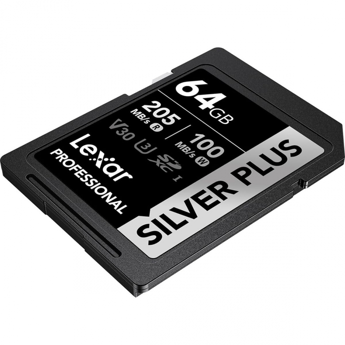 Lexar 64GB SDXC UHS-I Silver Plus Professional