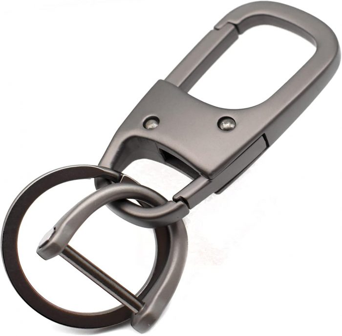Metal Keychain Car Fob Key Chain Holder Clip with Detachable | VYSE ...